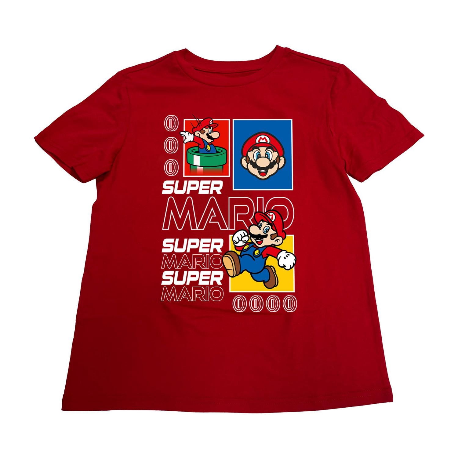 Super Mario Boys T-Shirt Manche Courte Future Mario