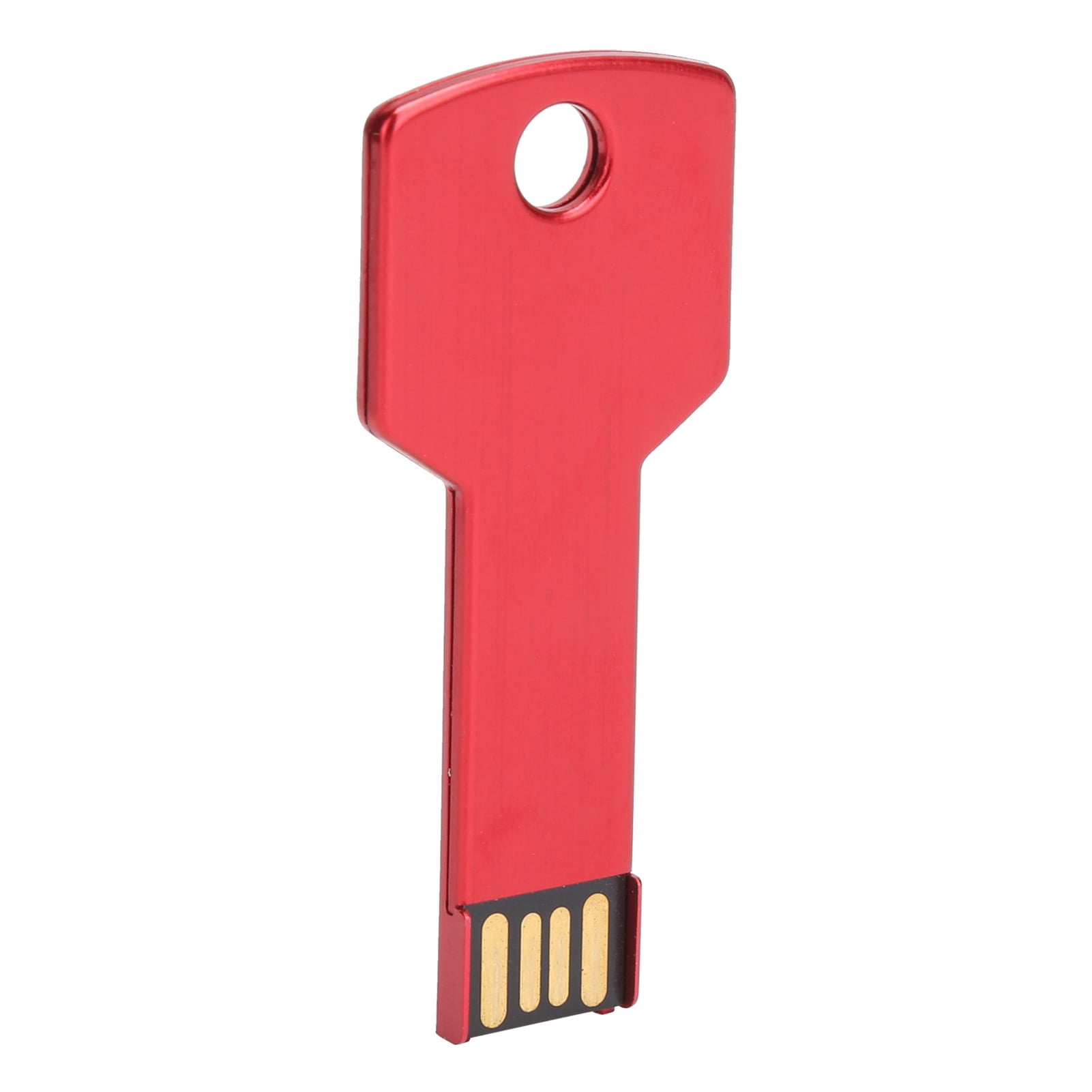 Clé USB Rouge en Alliage d'Aluminium, Forme de Clé, Mémoire, Disque U pour Voiture, Ordinateur, Usage Domestique, Fournitures
