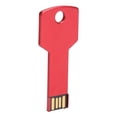 thumbnail image 1 of Clé USB Rouge en Alliage d'Aluminium, Forme de Clé, Mémoire, Disque U pour Voiture, Ordinateur, Usage Domestique, Fournitures, 1 of 7
