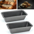 thumbnail image 3 of 4Pcs Bread Pans for Baking Carbon Steel Loaf Pan Tray Toast Mold Cake Loaf Pastry Baking Pan Bakeware, 3 of 8