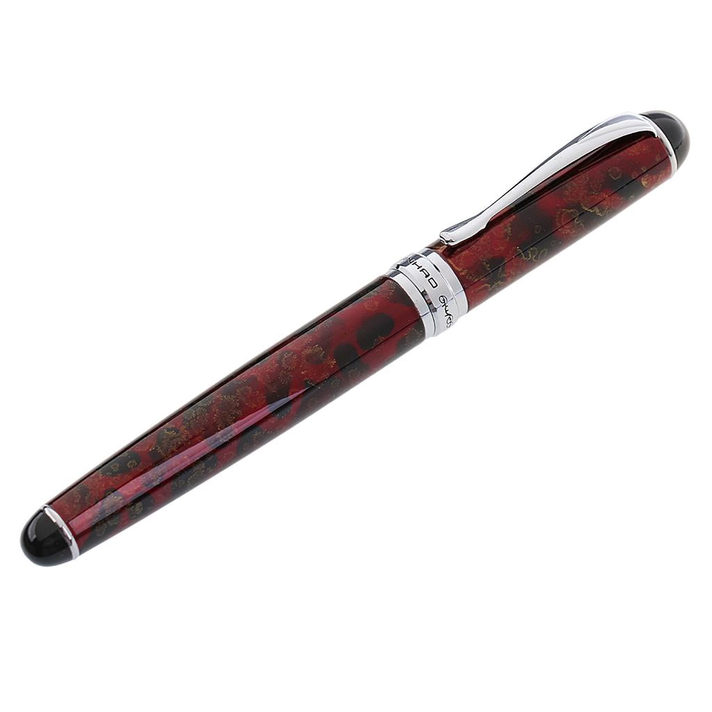 S SERENABLE Metal Gel Pen Office Roller Ball Pen Writing Tools Decoration Red