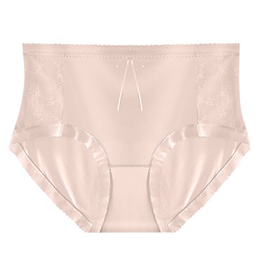 Plebaso Women's Plus Size Underwear High Waist Ladies Briefs Soft Panties Thin Full Coverage Underpants