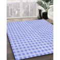 thumbnail image 3 of Ahgly Tapis Rectangulaire Lavable en Machine Intérieur Transitionnel Bleu Ciel, 5 Pieds x 8 Pieds, 3 of 7