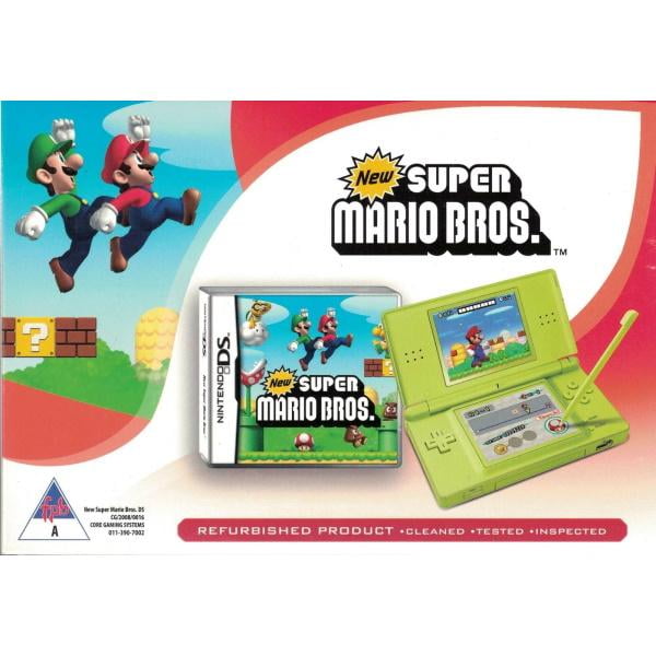 Nintendo DS Lite Console - Green - Includes New Super Mario Bros