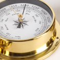 thumbnail image 3 of 4.5 Inch Brass Nautical Tide Clock with Barometer, Thermometer and Hygrometer, Weather Station for Sailing, 3 of 4