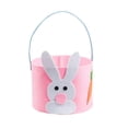 thumbnail image 4 of LSLJS Cute Easter Rabbit Cloth Basket Candy Eggs Buckets Party Decoration For Kids, Easter Basket Stuffers, 4 of 6