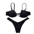 thumbnail image 5 of Women Push-up Padded Bra Bandage Bikini Set Swimsuit Triangle Swimwear Bathing, 5 of 5