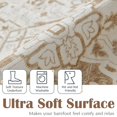 thumbnail image 3 of Rugking Doormat 2x3 Washable Persian Rug Indoor Entryway Vintage Rug Taupe Area Rug Foldable Non Slip Low Pile Mat for Bathroom Kitchen Bedroom, 3 of 6