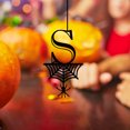 thumbnail image 3 of Spider Halloween Decoration Hang Tag Set with 26 Iron Letters 5.3 cm x 9 cm, Black Rope Included, 3 of 4