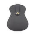 thumbnail image 1 of Guitar Pick Holder 18 Slots Guitar Shaped PU Leather Custom Name for Guitar Lovers Picks Storage, 1 of 3