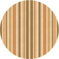 thumbnail image 1 of Ahgly Company Machine Washable Indoor Round Transitional Yellow Area Rugs, 5' Round, 1 of 7