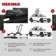 thumbnail image 4 of Yakima Support de Vélo Vertical pour Toit de Route, Compatible avec Systèmes de Ligne de Courant, 4 of 11