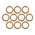 thumbnail image 4 of 10 Pcs Porte-Clés Plats en Métal 15mm à 32mm -, 15mm, 4 of 5