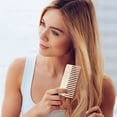 thumbnail image 4 of Iumwxz Hair Comb Hairdressing Comb Retro Refuse Fine Tooth Comb For Home For Men And Women home tool Plastic 50% Off Clear, 4 of 4