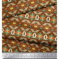 thumbnail image 2 of Soimoi Rayon Fabric Geometric Southwestern Print Sewing Fabric Yard 56 Inch Wide, 2 of 3
