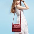 thumbnail image 3 of EGNMCR Storage Trunks Zipper Crossbody Bag With Wide Shoulder Strap Phone Wallet, Shoulder Purse, Multiple Zipper Pockets. Crossbody storage, 3 of 5