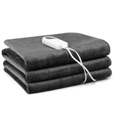 Costway Protège-Matelas Chauffant 71 Pouces x 30 Pouces Simple, Chauffe-Table de Massage avec 5 Réglages de Chaleur
