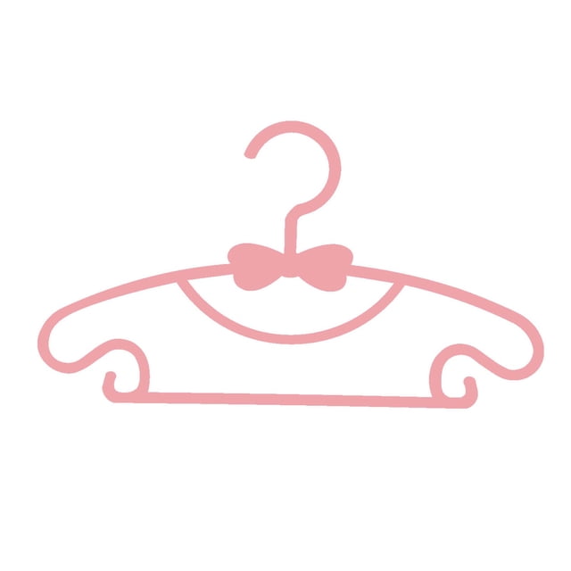 Birdeem 10 Pcs Cintres pour Manteaux en Plastique Colorés pour Enfants Nœud Cintre pour Vêtements Enfants Enfants