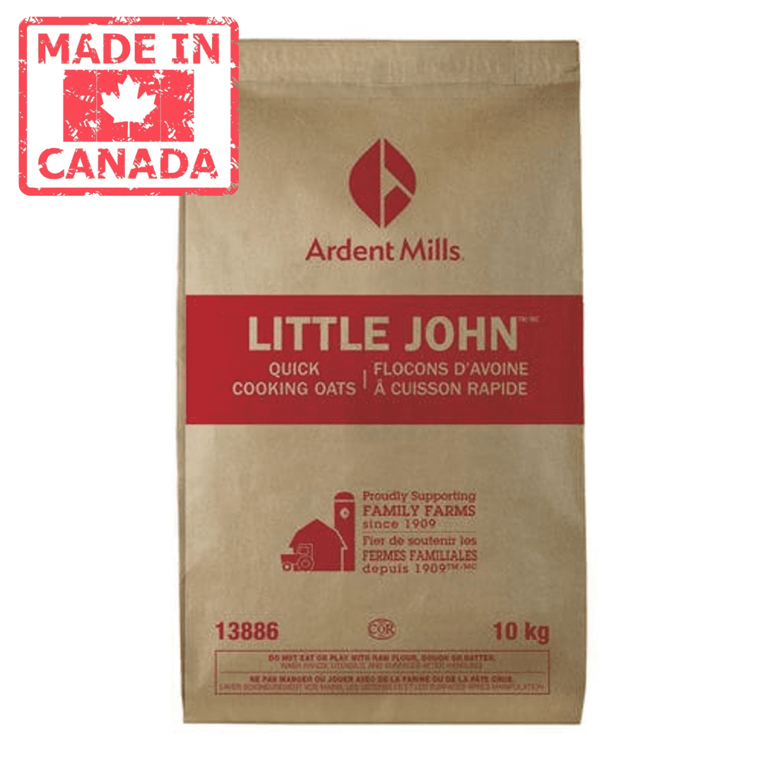 Ardent Mills Quick Little John Oat Cereal 10kg - 22.05 lbs - Canadian Made