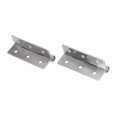 thumbnail image 3 of MYG for Stainless Steel Self-Closing Spring Door Hinges 2-Pack, Heavy Duty Hardware for Cabinets Boxes Instrument Cases, 2.5 Inch Options, Silver Brushed Finish, 3 of 10