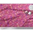 thumbnail image 2 of Soimoi Velvet Fabric Flower Watercolor Decor Fabric Printed Yard 58 Inch Wide, 2 of 3