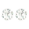thumbnail image 3 of mmirethe Unique Style Round Wall Clock Timeless For Any Space Durable Construction Decorative Wall Clock As Shown type 7 2Set, 3 of 6