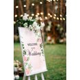thumbnail image 4 of Darling Souvenir MADE WITH LOVE Pink Rose ThemeLargeWelcomeSign, Decorative PosterWelcomeTo Our Wedding Poster For Easel Wedding Collection- 18x12, 4 of 5