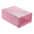 thumbnail image 1 of 1Pcs Plastic Shoebox Storage Box Transparent Crystal Storage Household Shoebox Drawer Storage Organizer Green 1pc L, 1 of 6