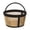 Gold, variant on 2pcs Reusable 4-5 Cup Coffee Filter with Mini Wooden Spoon Fits Coffee Maker and Brewer Filter Replacement Compatible With Coffee Filters