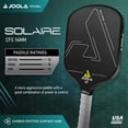 thumbnail image 2 of Joola Solaire CFS 14mm Ben Johns Raquette de Pickleball avec Grip en Carbone, 2 of 6