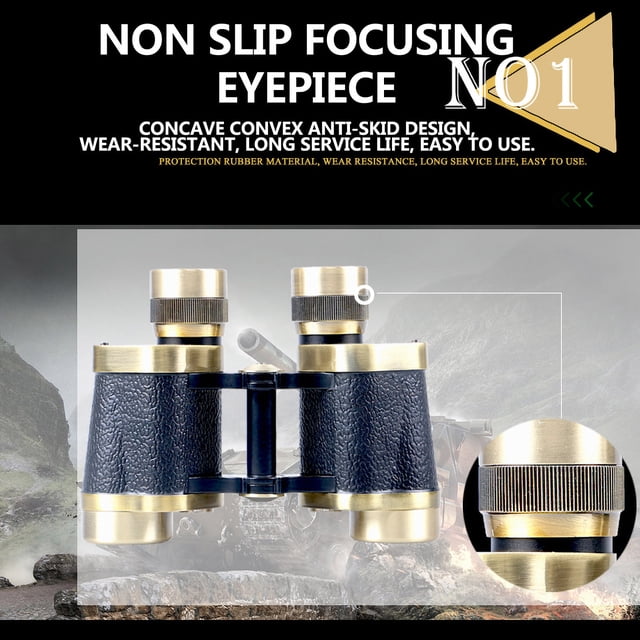 Pisexur Metal Ranging High Power 8x30 Pure Copper Night Vision Telescope Binoculars on Clearance