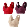 thumbnail image 1 of Timegard Plus Size Bras for Women Full-Coverage High Support Lace Wireless Comfortable Everyday Bras, 1 of 5