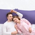 thumbnail image 3 of Zippered Pillowcases Covers Egyptian Cotton 2-Pack (20 x 30 Inch, Purple), 3 of 5
