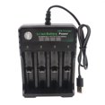 thumbnail image 2 of Chargeur 18650 4 Fentes Batterie Li-ion Lithium Lecteur Amplificateur Chargeur de Batterie Support de Chargement USB, 2 of 8