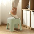 thumbnail image 2 of HLONKTall Plastic 1 Step Stool Plastic Mini Stool for Home Portable Single Level Step Ladder Foot Stool for Kitchen Bathroom Bedroom and Garage, 2 of 8