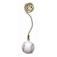 thumbnail image 1 of Atron Electro Industries 12 Inch Baseball Brass Fan Pull Chain, 1 of 1