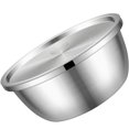 thumbnail image 4 of 1 Set Stainless Steel Mixing Bowl Household Kitchen Food Salad Soup Container with Lid, 4 of 8