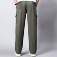 thumbnail image 4 of Pantalon Cargo Décontracté Léger à Taille Élastique pour Hommes avec Multi-Poches, 4 of 5