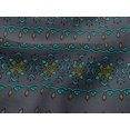 thumbnail image 4 of oneOone Viscose Jersey Fabric Floral Block Print Fabric BTY 60 Inch Wide, 4 of 4