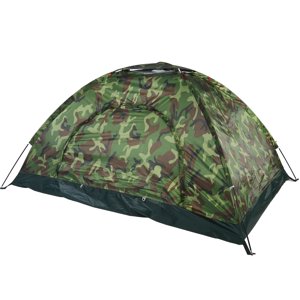 Tente de camping Camouflage, étourdissement et tente de camouflage durable UV Protection Imperméable 2 Personnes Tente Camouflage Tente pour le camping de plein air Randonnée
