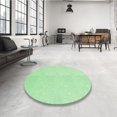 thumbnail image 4 of Ahgly Company Tapis d'Intérieur Lavables en Machine, Carrés Transitionnels, Vert Clair, Carrés de 6', 4 of 7