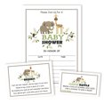 thumbnail image 4 of Inkdotpot Set Of 30Jungle Animals Baby Shower Invitations-Diaper Raffle Tickets And Baby Shower Book Request Cards Gender Neutral Invites Its A Boy Its A Girl, 4 of 8