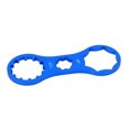 thumbnail image 1 of bedienty Outils de Réparation de Vélo Clé de Fourche avant Alliage d'Aluminium Réparation Retrait Clé Destinée à SUNTOUR XCM/XCR/XCT/RST B Bleu (27mm-28mm) 1Ensemble, 1 of 6