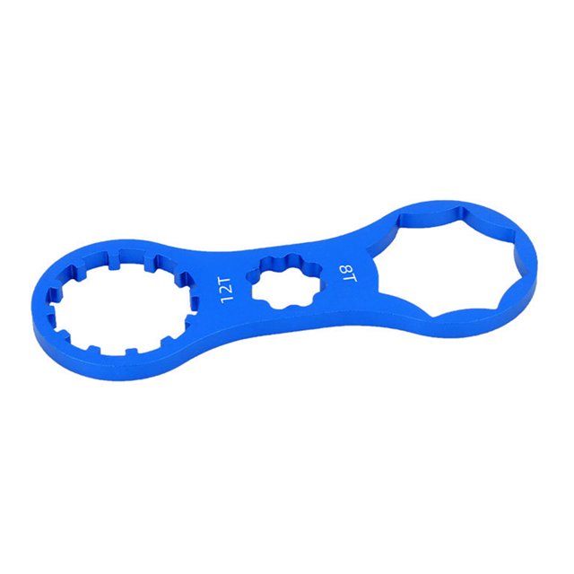bedienty Outils de Réparation de Vélo Clé de Fourche avant Alliage d'Aluminium Réparation Retrait Clé Destinée à SUNTOUR XCM/XCR/XCT/RST B Bleu (27mm-28mm) 1Ensemble
