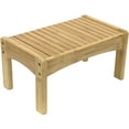 thumbnail image 1 of Small Bamboo Step Stool - Wooden Foot Rest Stool & Potty Training Stool for Kids Toddlers, 1 of 10