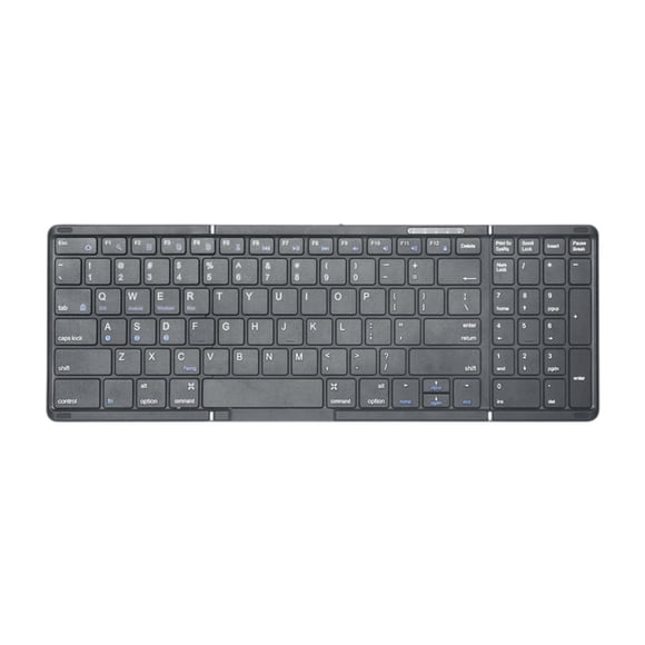 funtasica Mini Wireless Keyboard Folding Computer Keyboard for Laptop Window Computer Number keys