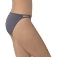 thumbnail image 2 of Vanity Fair Womens Body Shine Illumination String Bikini, 5, Steele violet, 2 of 4