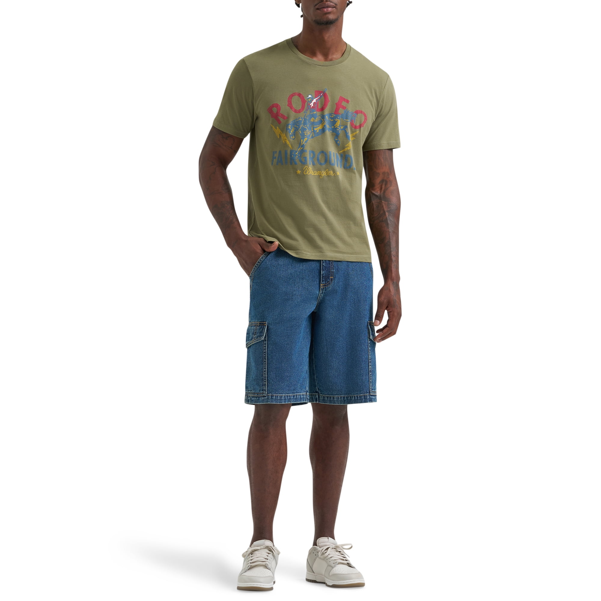 Wr Denim Cargo Short