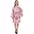 thumbnail image 2 of Bimba Kimono en Popeline de Coton Imprimé Floral pour Femmes Robe de Demoiselle d'Honneur - 8, 2 of 5