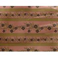 thumbnail image 4 of oneOone Georgette Viscose Fabric Stripe|Leaves & Floral Block Printed Craft Fabric BTY 42 Inch Wide, 4 of 4